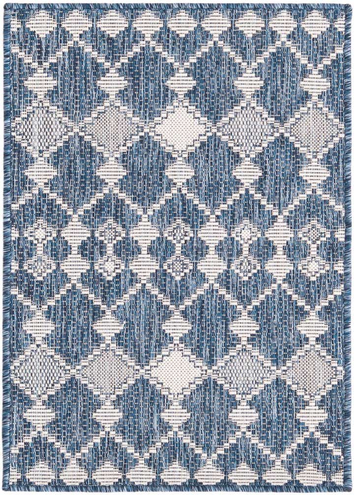 2' x 3' Easy-Clean Trellis Indoor / Outdoor Rug