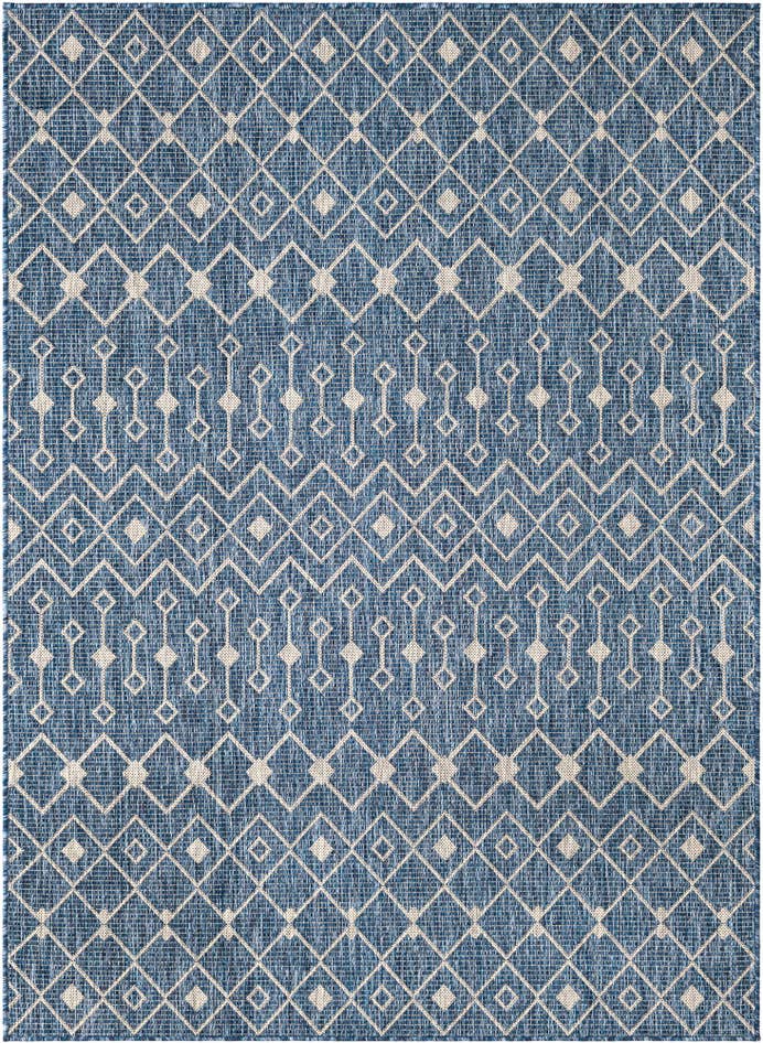 Detail image of 5' 3 x 7' Easy-Clean Trellis Indoor / Outdoor Rug