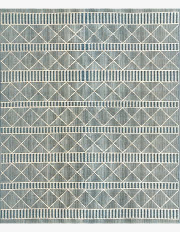 7' 10 x 10' Easy-Clean Trellis Indoor / Outdoor Rug