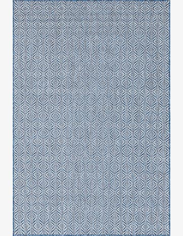 6' x 9' Easy-Clean Trellis Indoor / Outdoor Rug