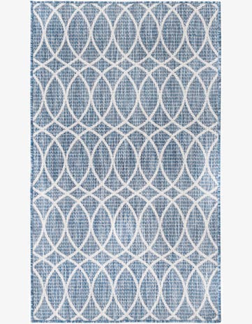 3' x 5' 3 Easy-Clean Trellis Indoor / Outdoor Rug
