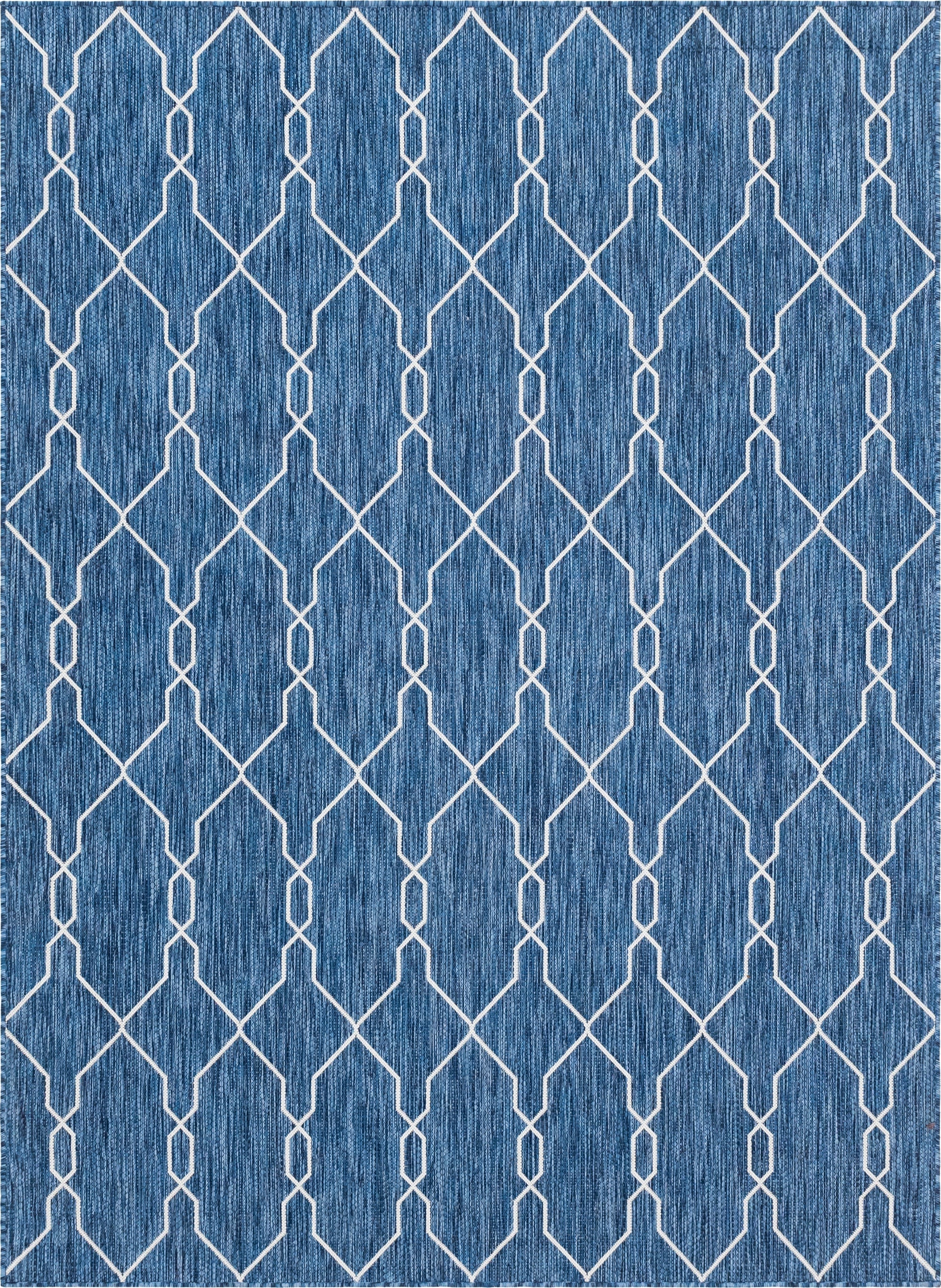7' x 10'  Washable Trellis Indoor / Outdoor Rug