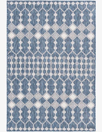 4' x 6' Easy-Clean Trellis Indoor / Outdoor Rug