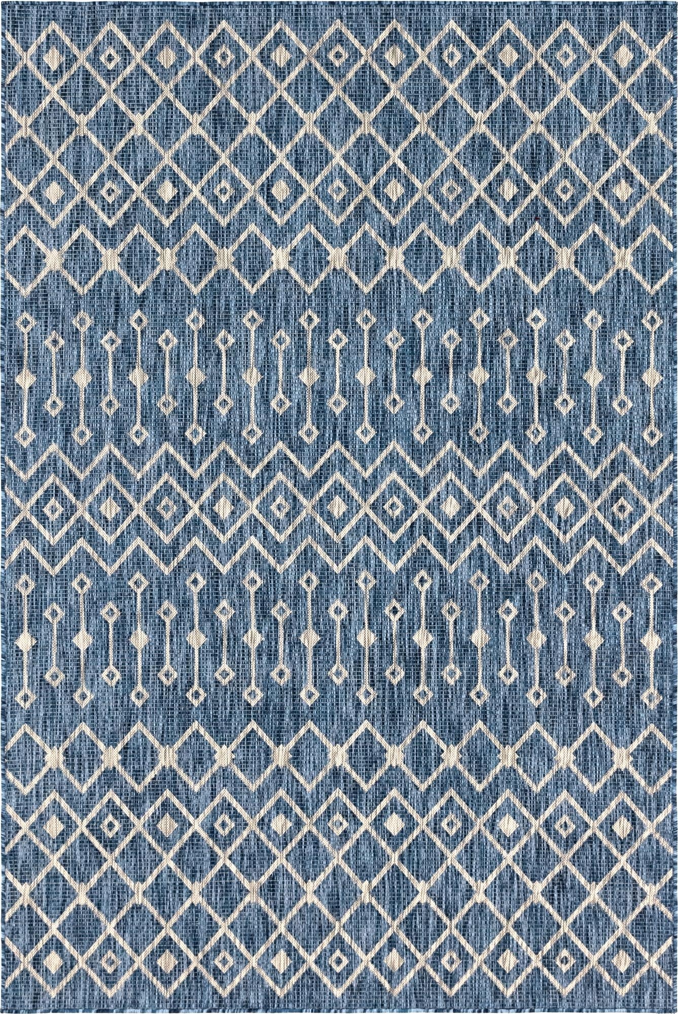 Primary image 6' x 9'  Washable Trellis Indoor / Outdoor Rug
