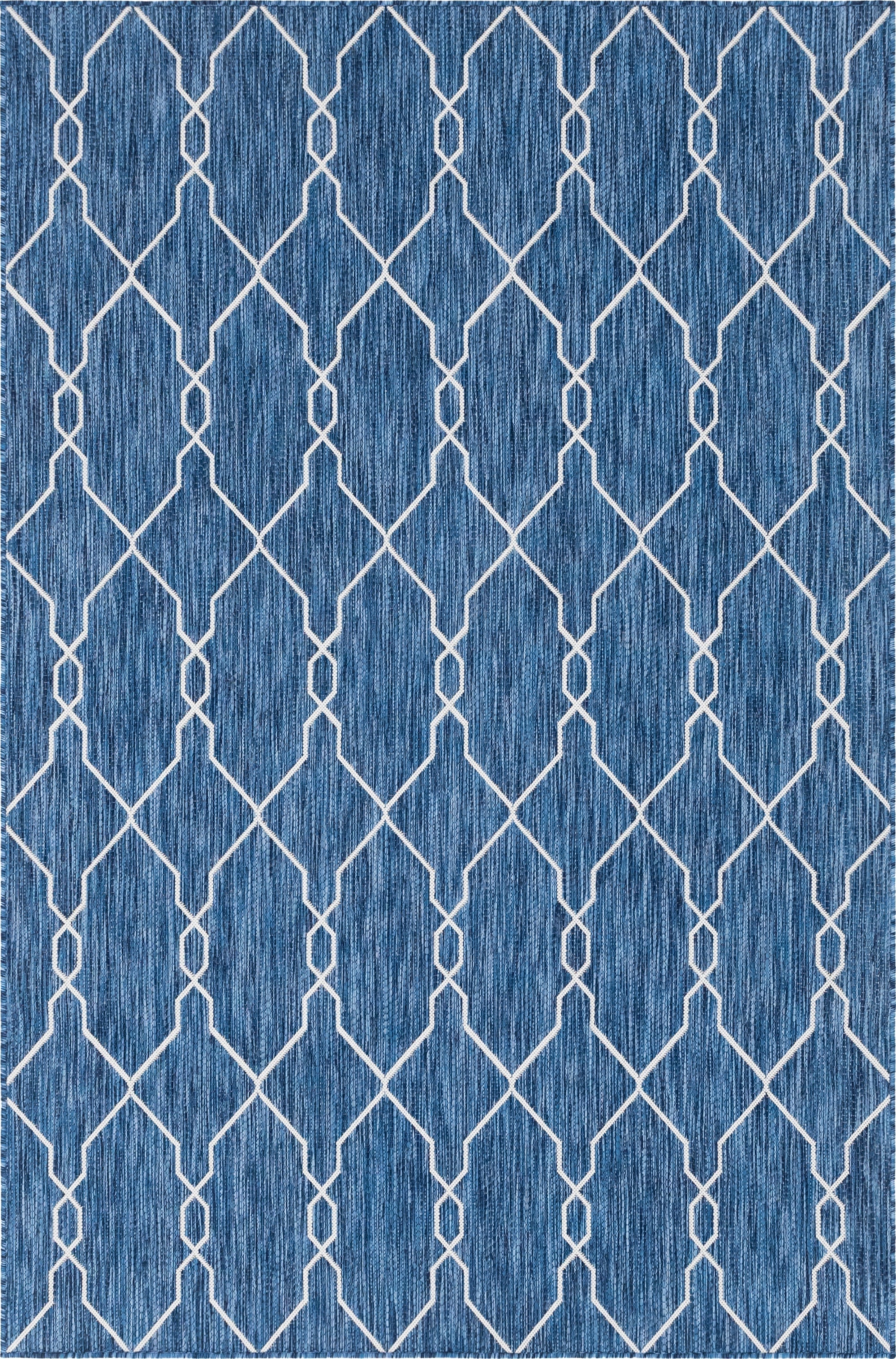 6' x 9'  Washable Trellis Indoor / Outdoor Rug