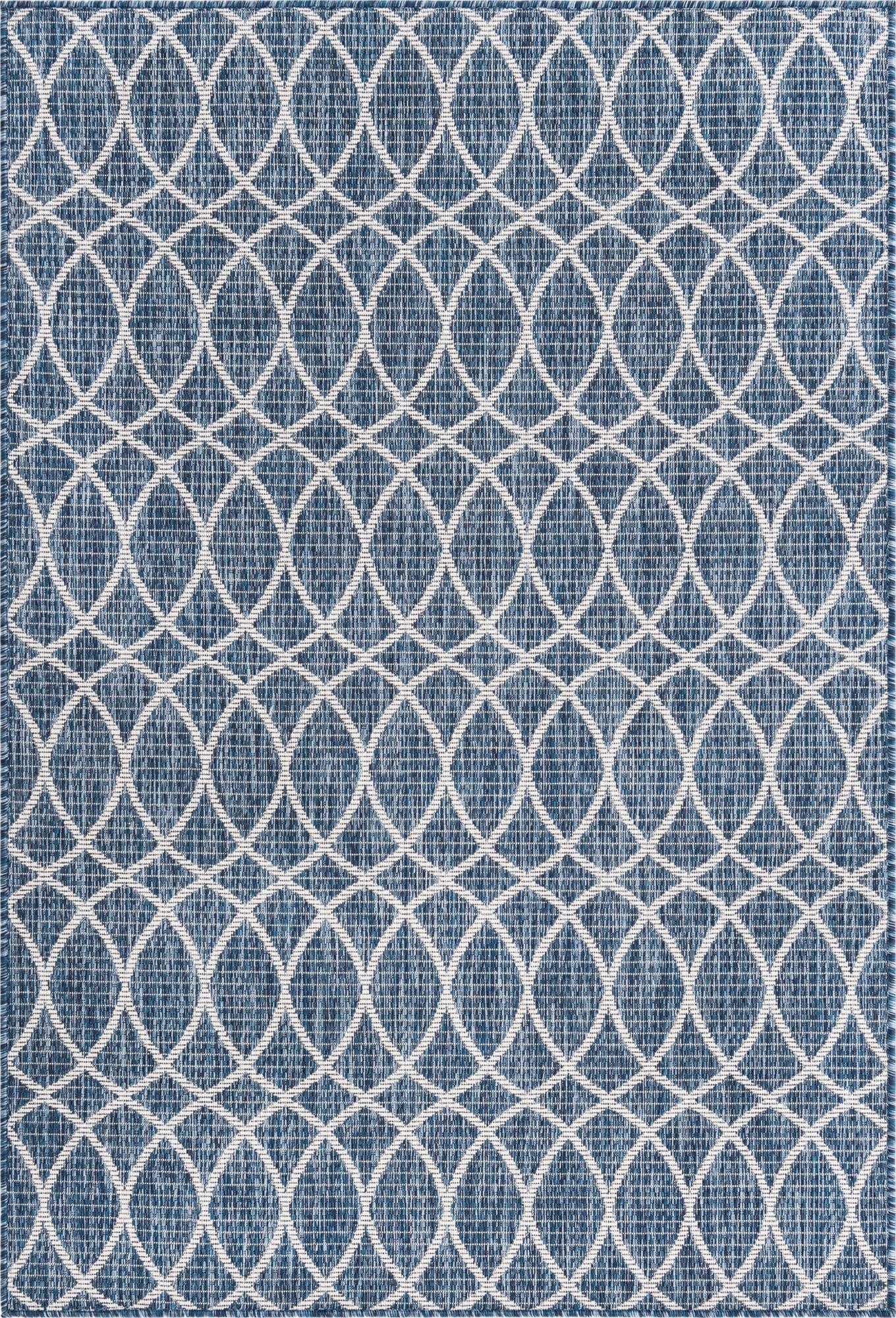 Primary image 4' x 6'  Washable Trellis Indoor / Outdoor Rug