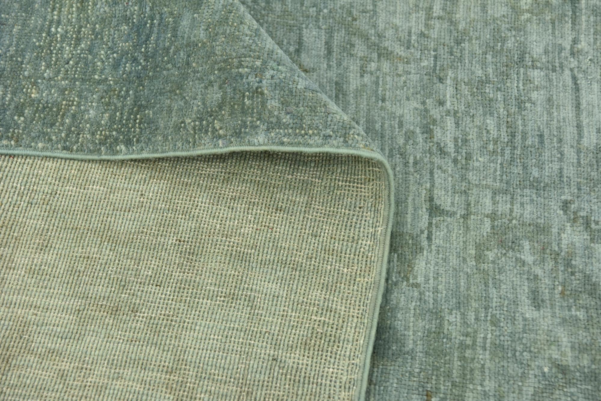 5' 10 x 9' 7 Hand Knotted Over-Dyed Ziegler Rug