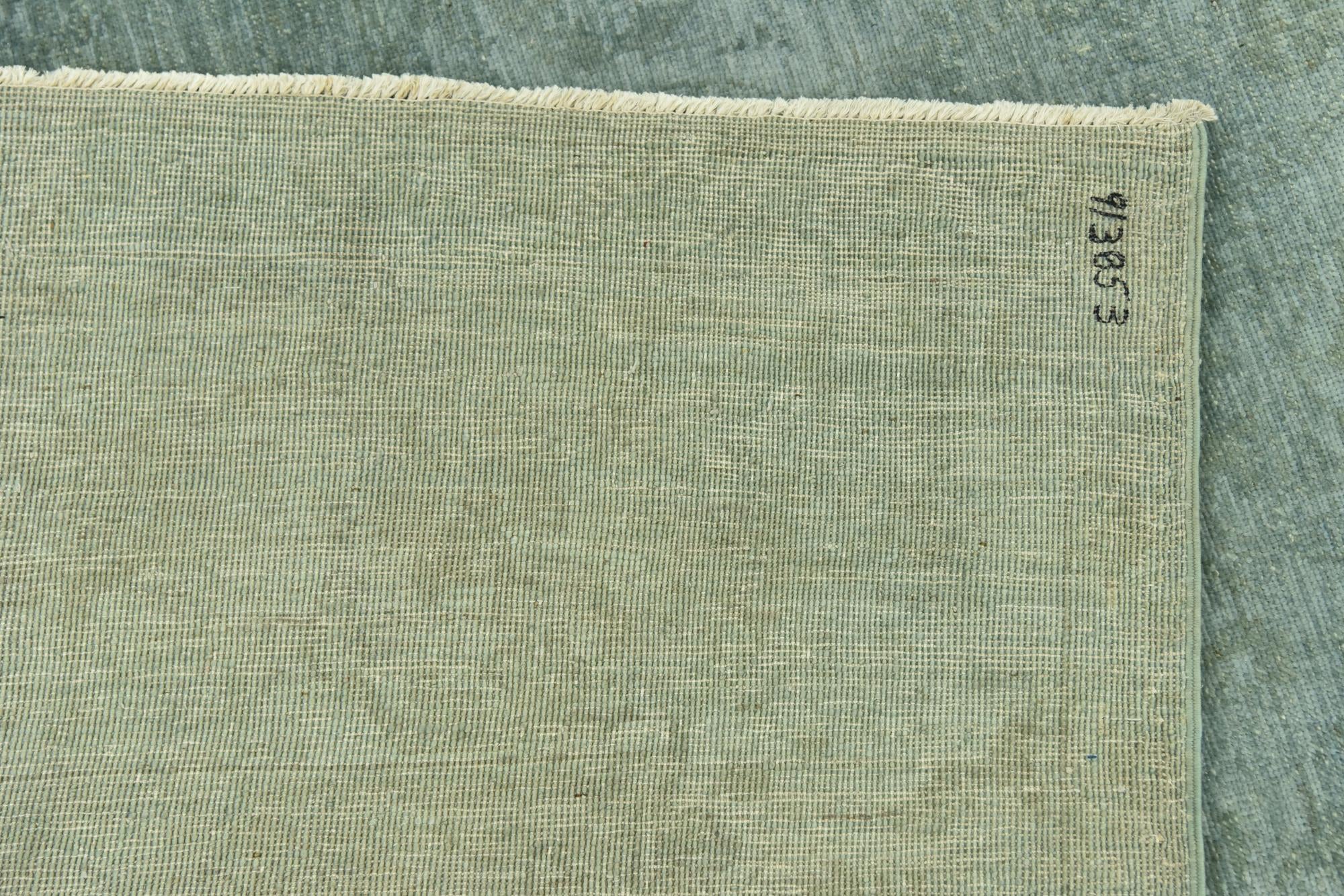 5' 10 x 9' 7 Hand Knotted Over-Dyed Ziegler Rug
