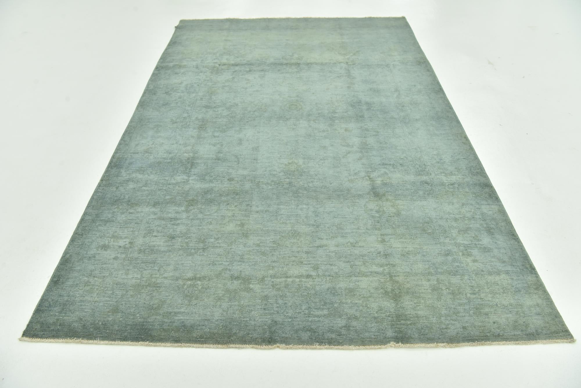 5' 10 x 9' 7 Hand Knotted Over-Dyed Ziegler Rug