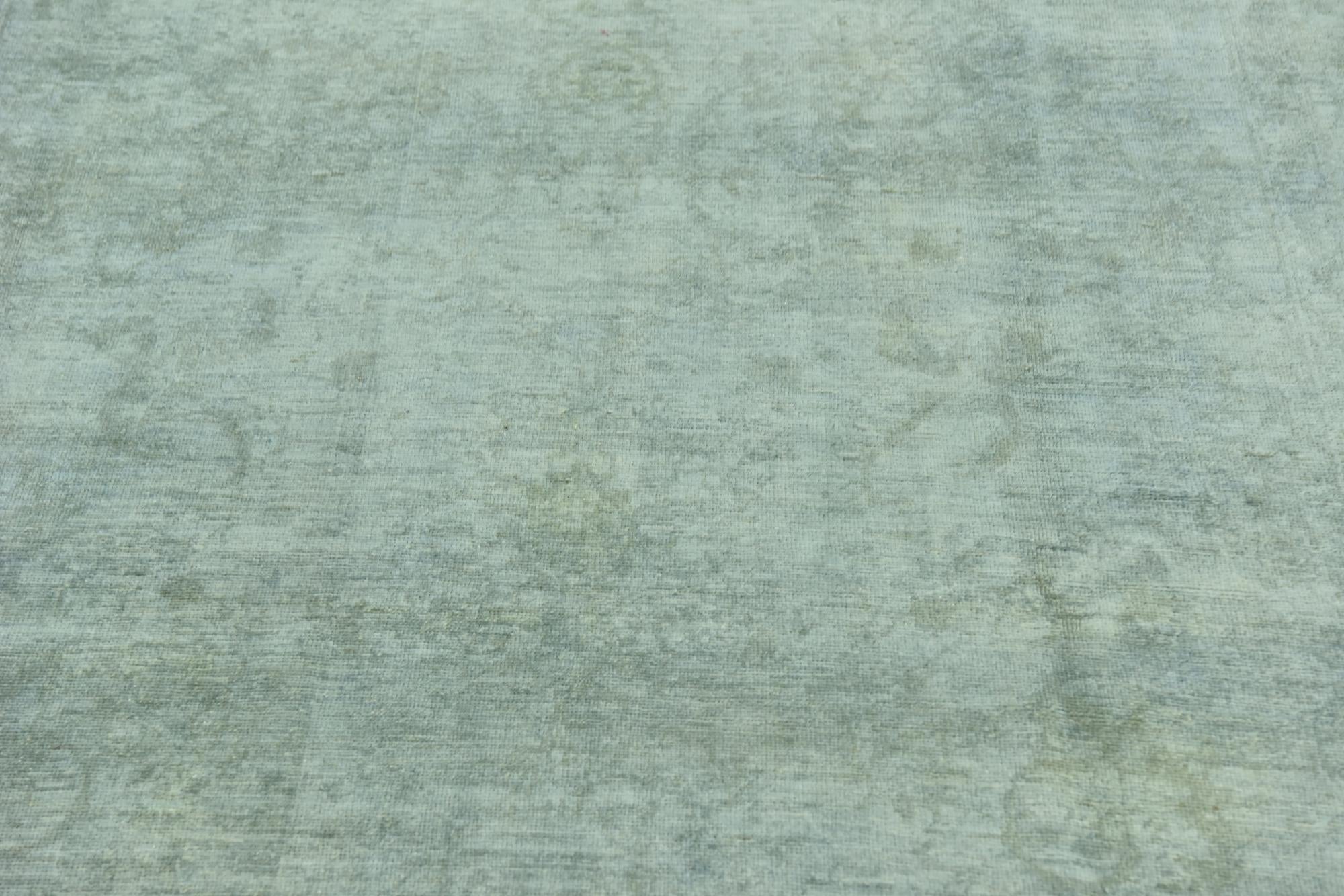5' 10 x 9' 7 Hand Knotted Over-Dyed Ziegler Rug