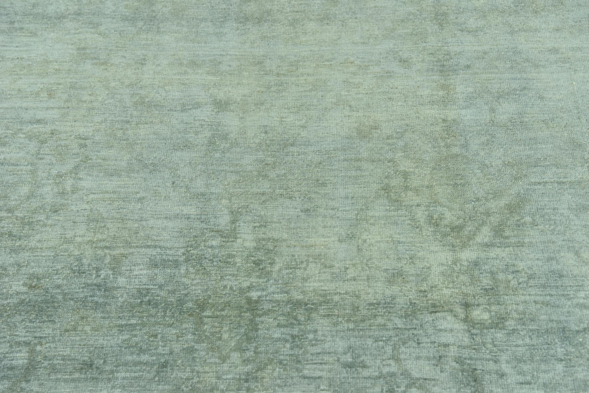 5' 10 x 9' 7 Hand Knotted Over-Dyed Ziegler Rug
