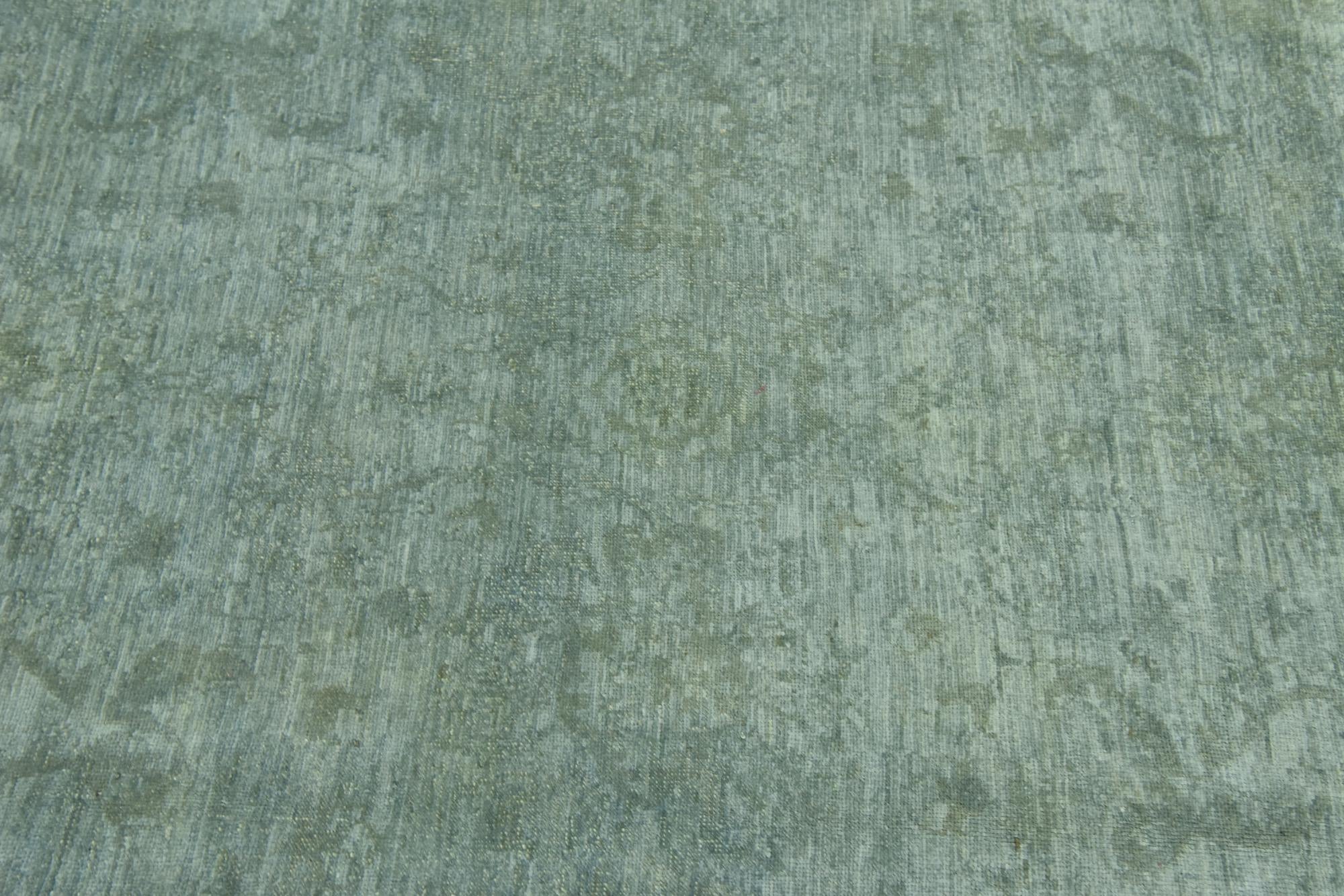 5' 10 x 9' 7 Hand Knotted Over-Dyed Ziegler Rug