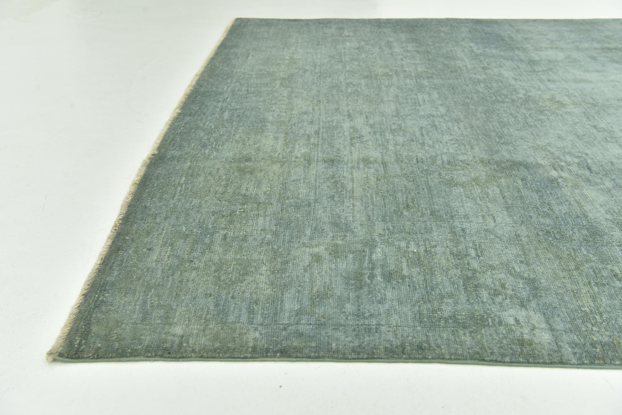 5' 10 x 9' 7 Hand Knotted Over-Dyed Ziegler Rug