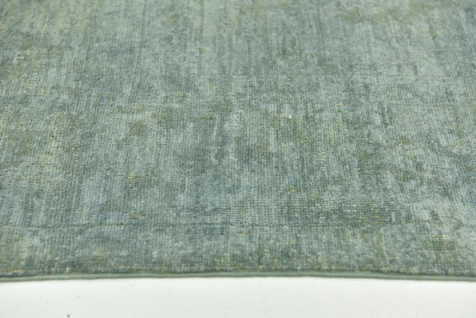 5' 10 x 9' 7 Hand Knotted Over-Dyed Ziegler Rug