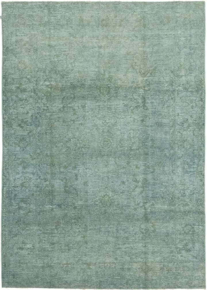 5' 10 x 9' 7 Hand Knotted Over-Dyed Ziegler Rug
