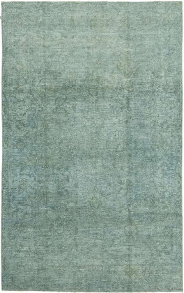 5' 10 x 9' 7 Hand Knotted Over-Dyed Ziegler Rug