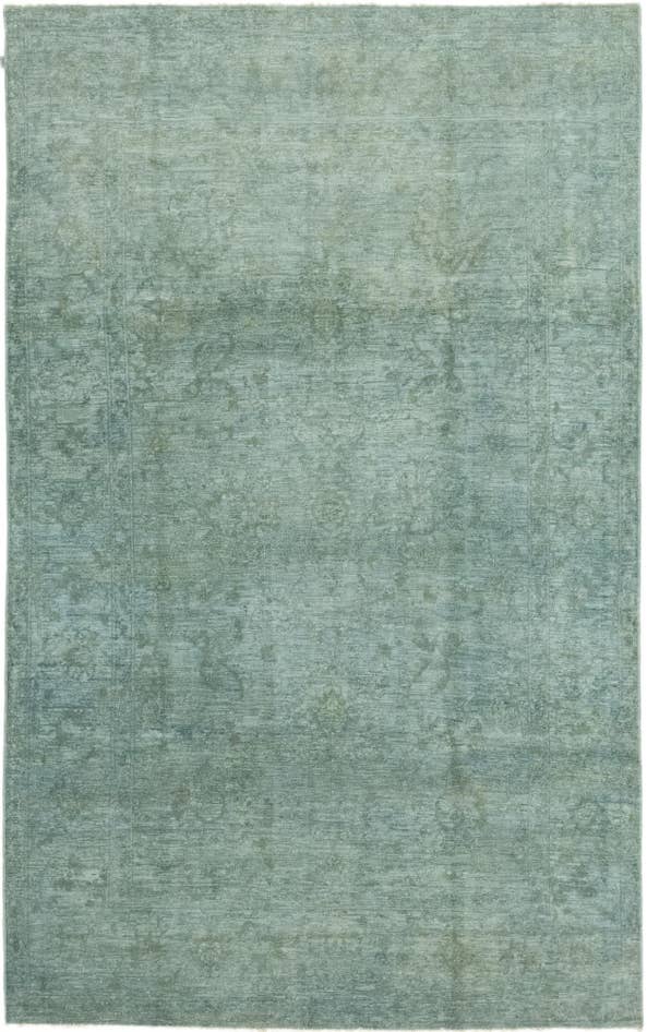 Detail image of 5' 10 x 9' 7 Hand Knotted Over-Dyed Ziegler Rug