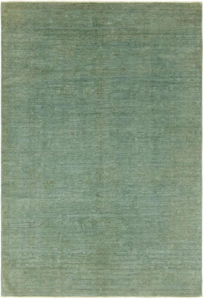 6' 5 x 9' 5 Hand Knotted Over-Dyed Ziegler Rug