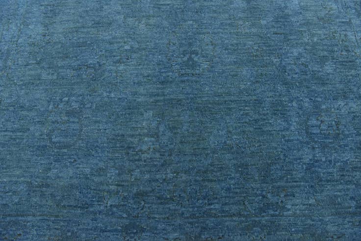 Detail image of 5' 11 x 10' 1 Hand Knotted Over-Dyed Ziegler Rug
