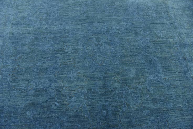 Detail image of 5' 11 x 10' 1 Hand Knotted Over-Dyed Ziegler Rug