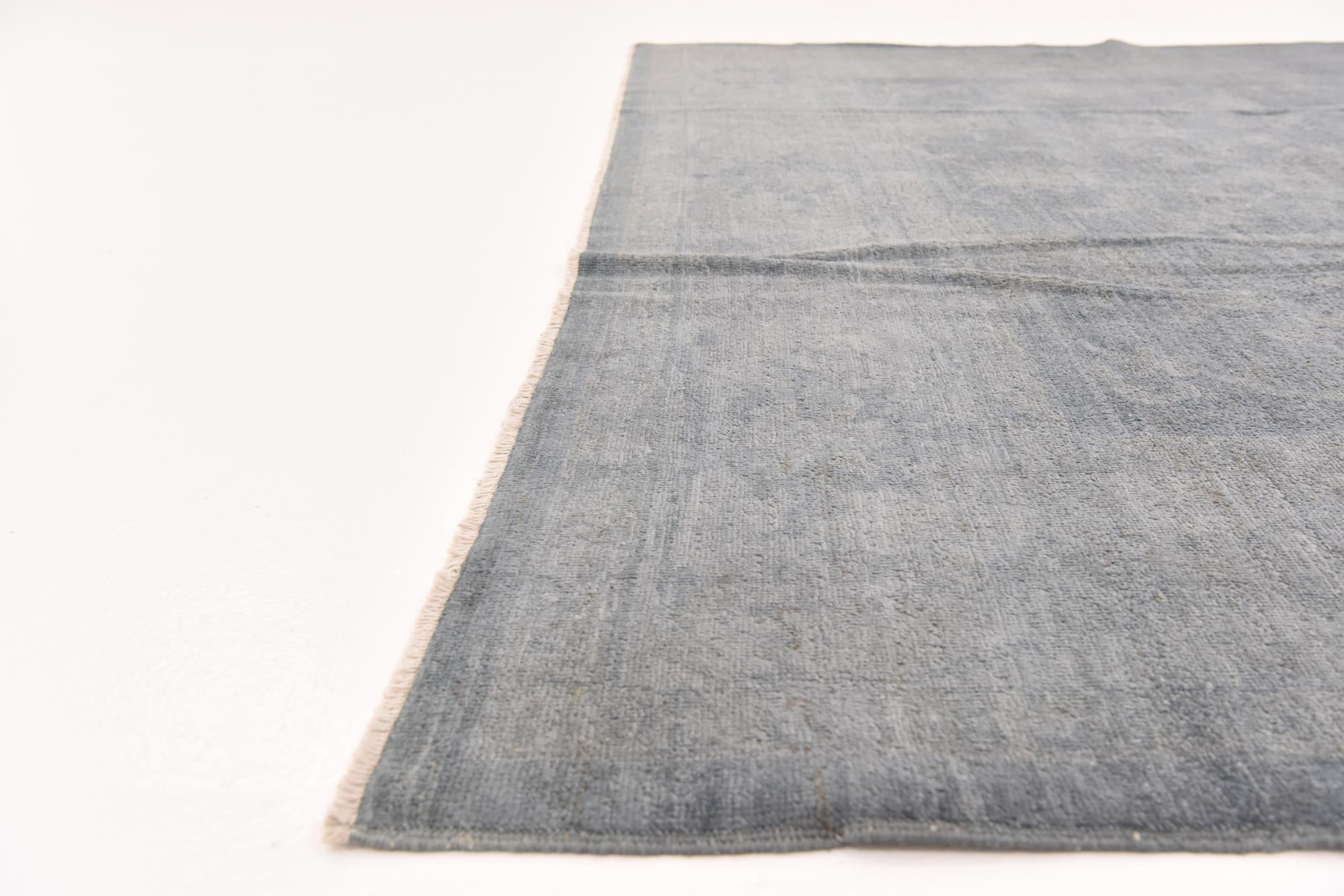 8' 7 x 11' 4 Hand Knotted Over-Dyed Ziegler Rug