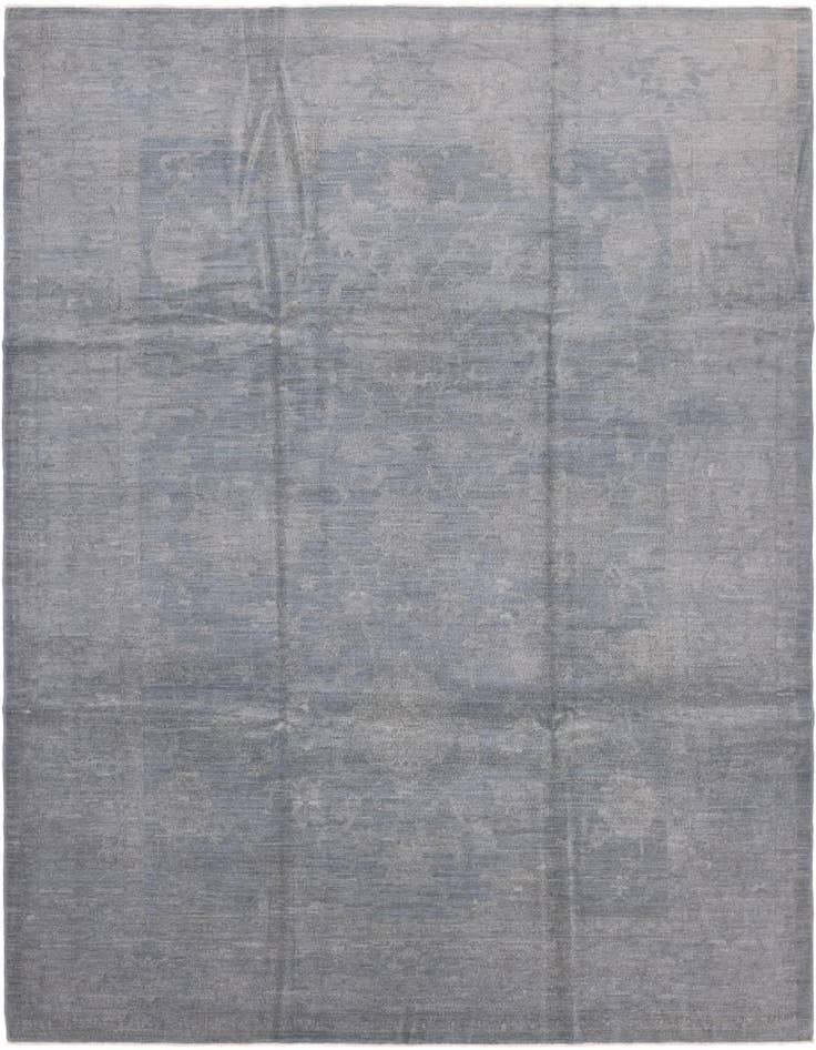 Detail image of 8' 7 x 11' 4 Hand Knotted Over-Dyed Ziegler Rug