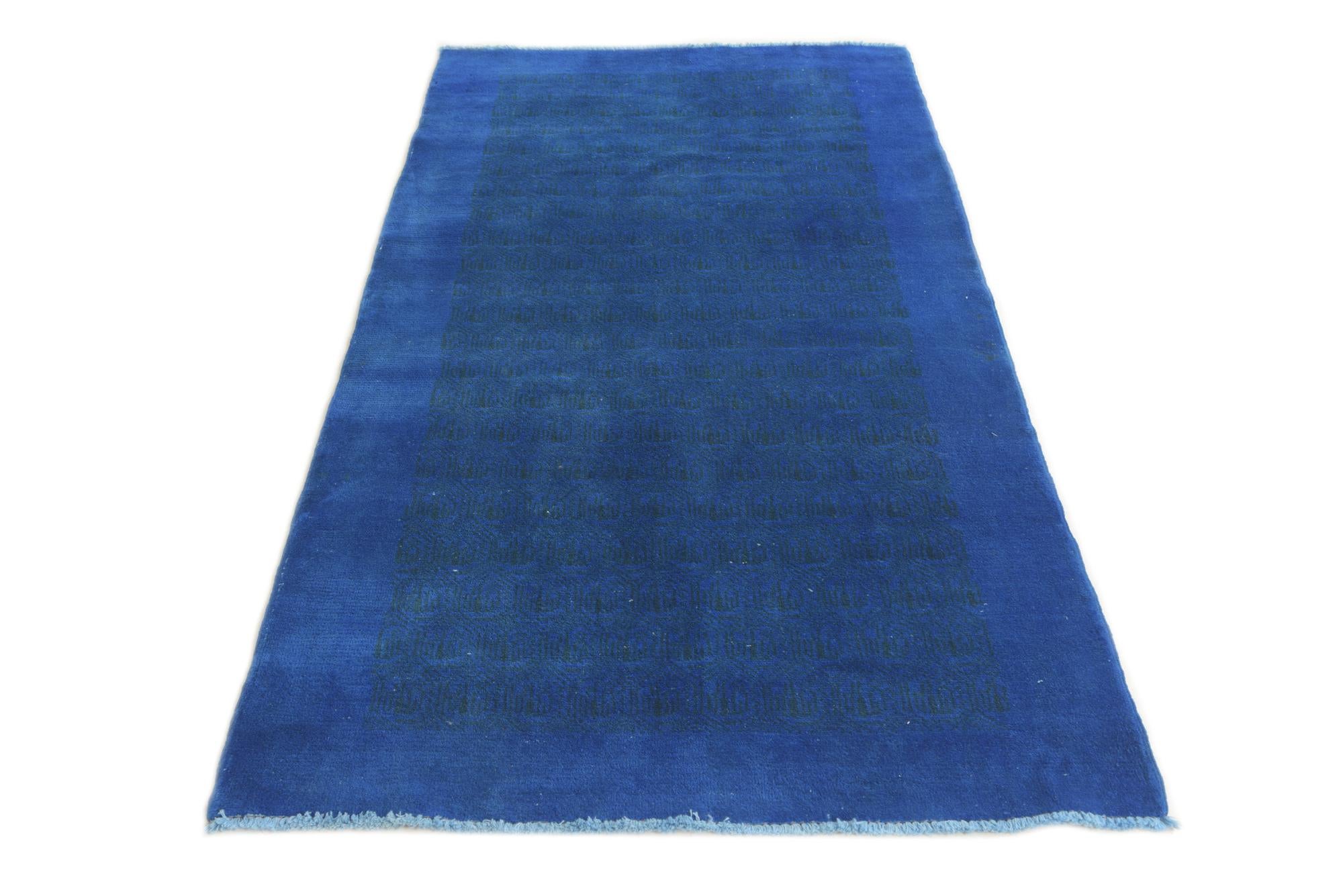 3' 10 x 7' Hand Knotted Over-Dyed Ziegler Rug