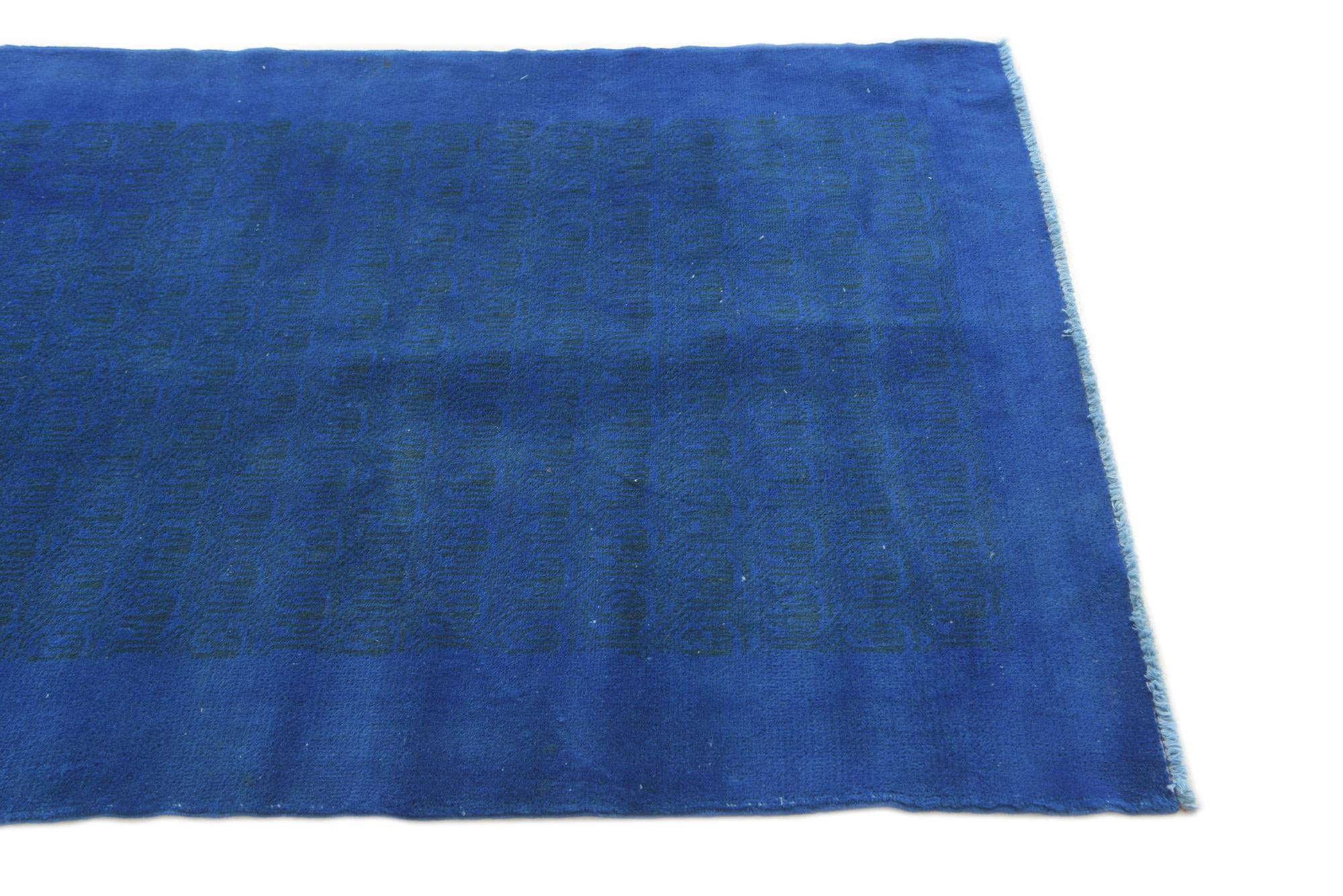 3' 10 x 7' Hand Knotted Over-Dyed Ziegler Rug