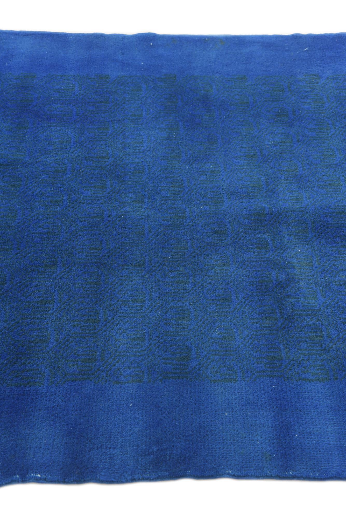 3' 10 x 7' Hand Knotted Over-Dyed Ziegler Rug