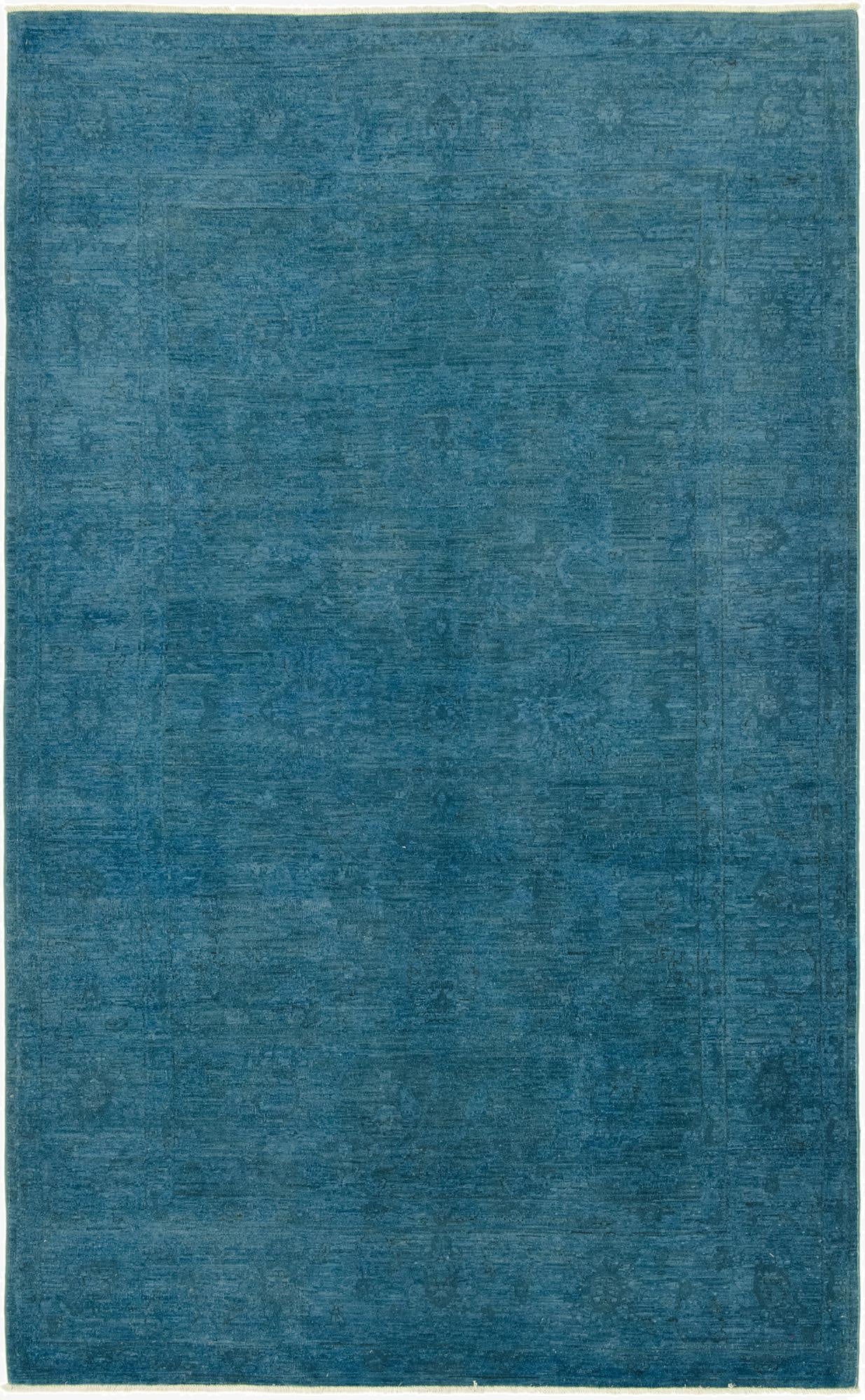 5' 11 x 10' 1  Hand Knotted Over-Dyed Ziegler Rug