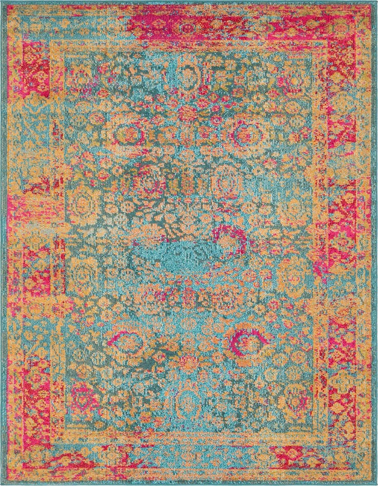 Detail image of 5' x 8' Washable Palazzo Rug