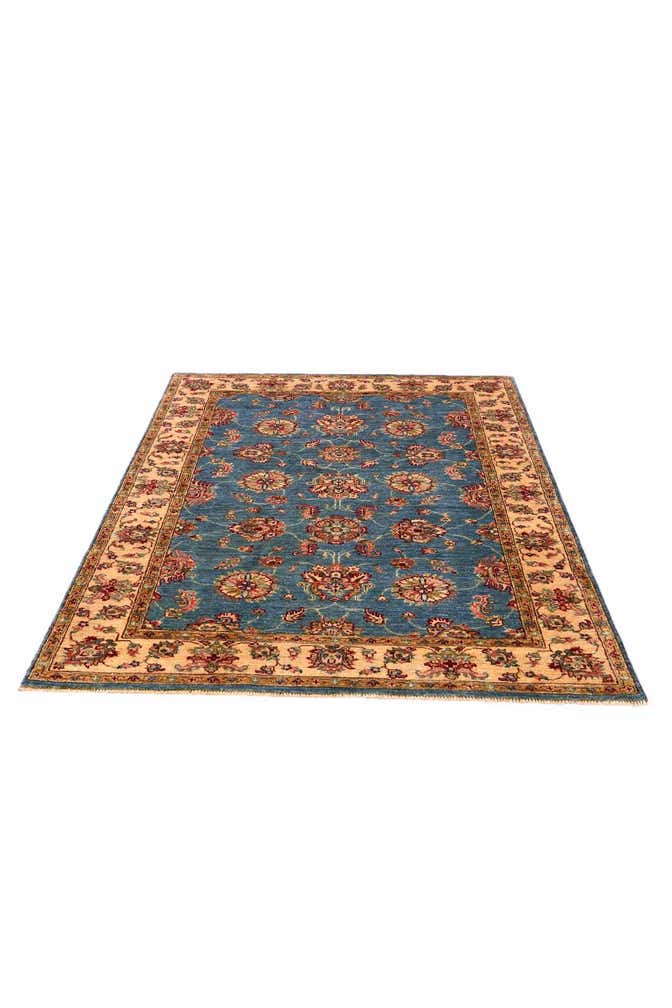4' x 6' Hand Knotted Pershawar Ziegler Rug