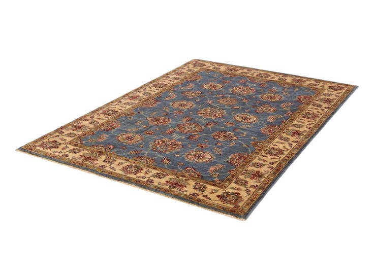 Detail image of 4' x 6' Hand Knotted Pershawar Ziegler Rug