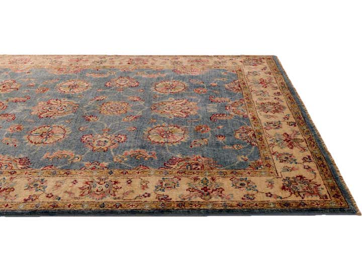 4' x 6' Hand Knotted Pershawar Ziegler Rug