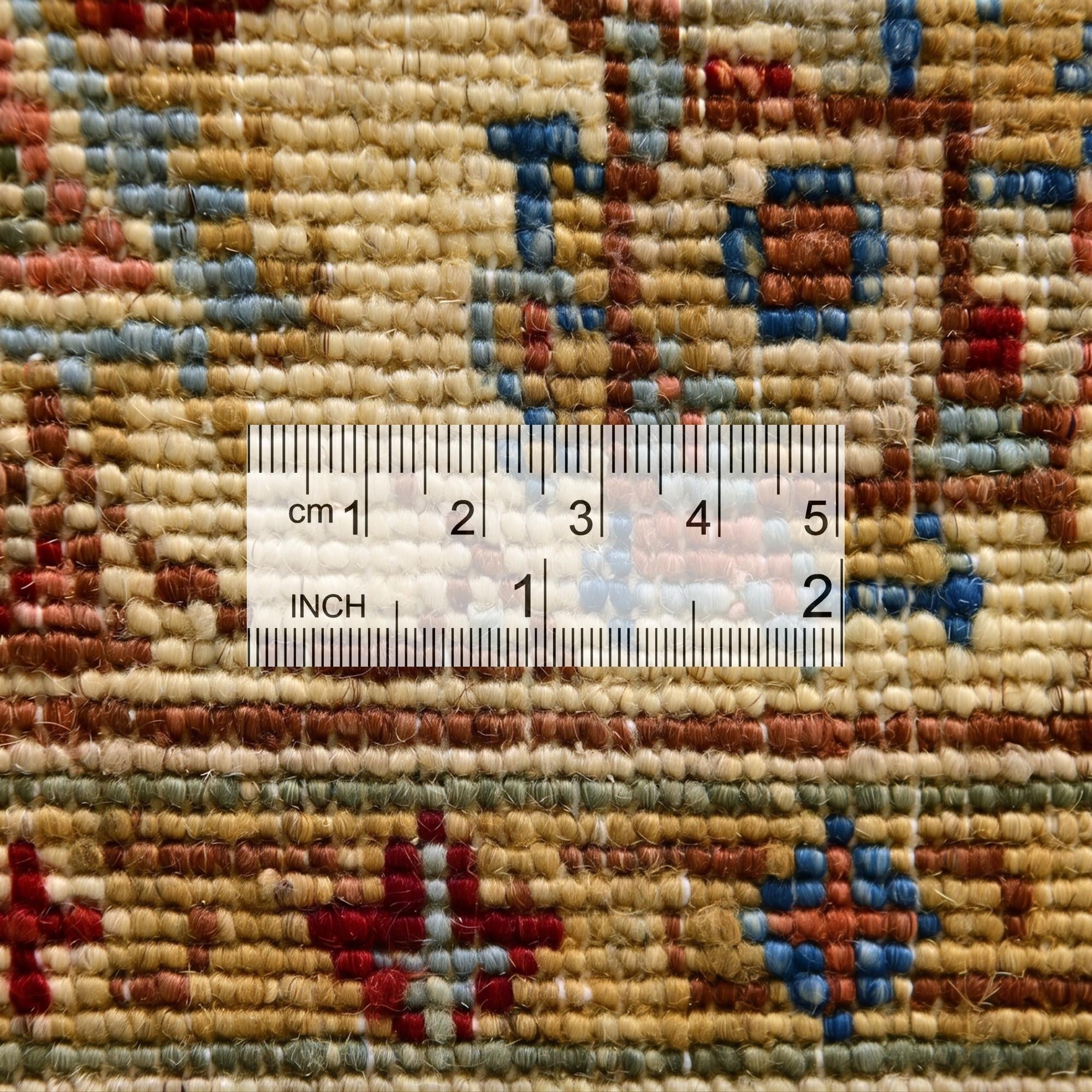 4' x 6' Hand Knotted Pershawar Ziegler Rug