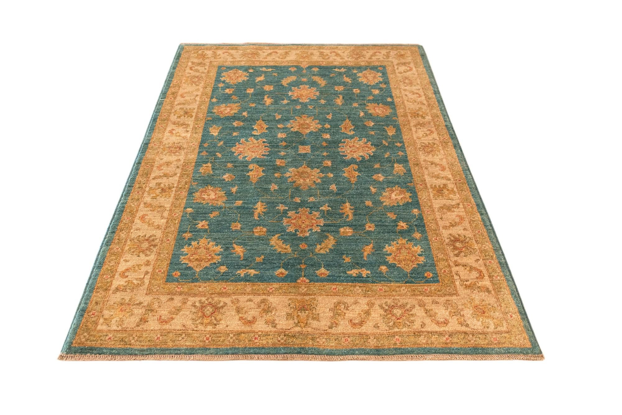 4' x 6' 2 Peshawar Ziegler Wool Rug