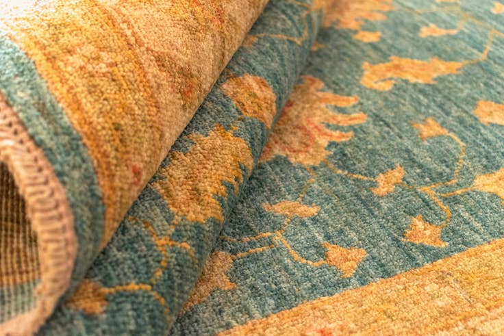Detail image of 4' x 6' 2 Peshawar Ziegler Wool Rug