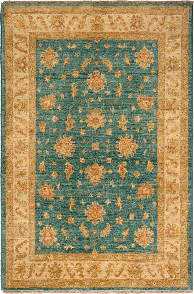 Detail image of 4' x 6' 2 Peshawar Ziegler Wool Rug