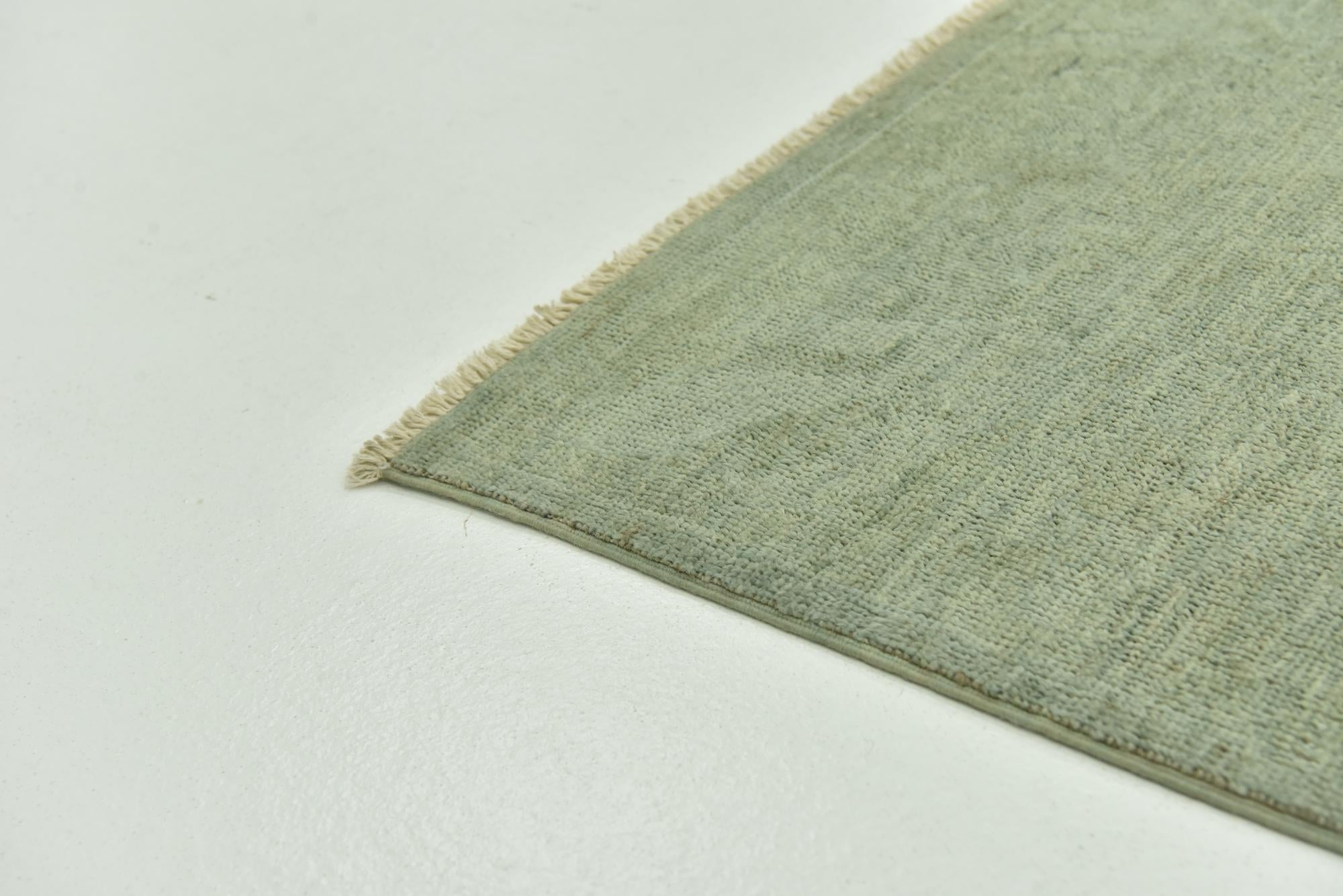 7' 9 x 9' 11 Hand Knotted Peshawar Ziegler Wool Rug