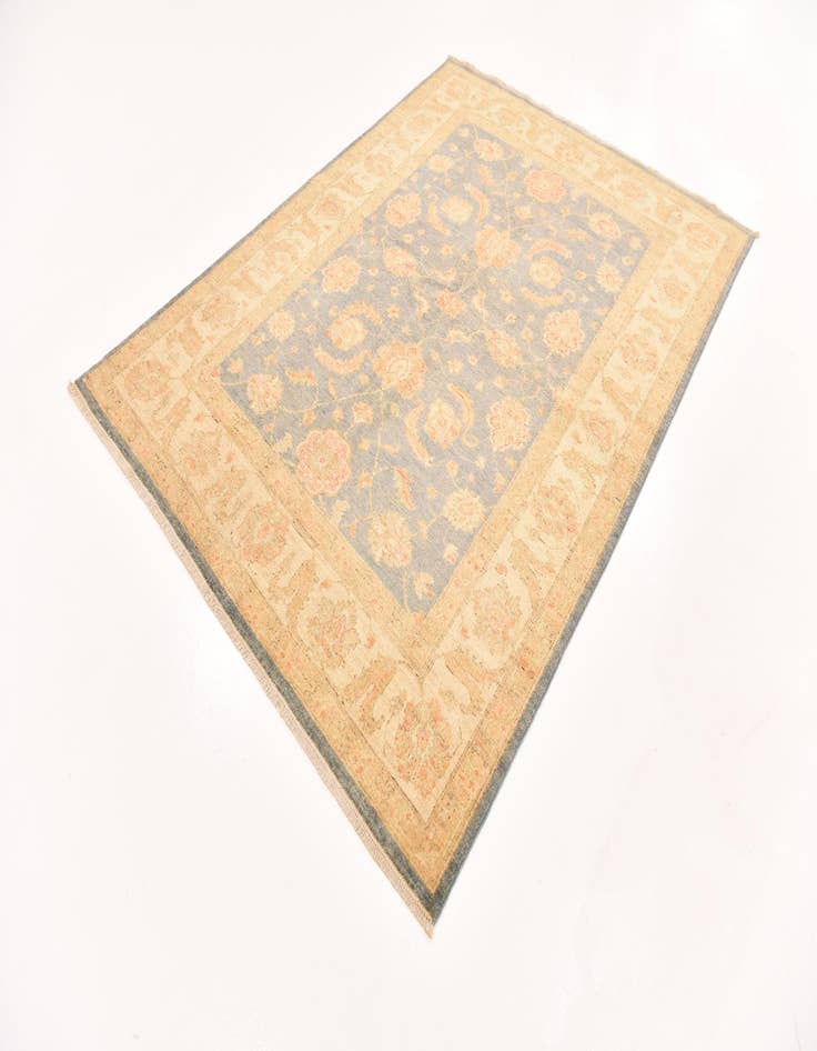 Detail image of 5' 9 x 7' 8 Hand Knotted Peshawar Ziegler Rug