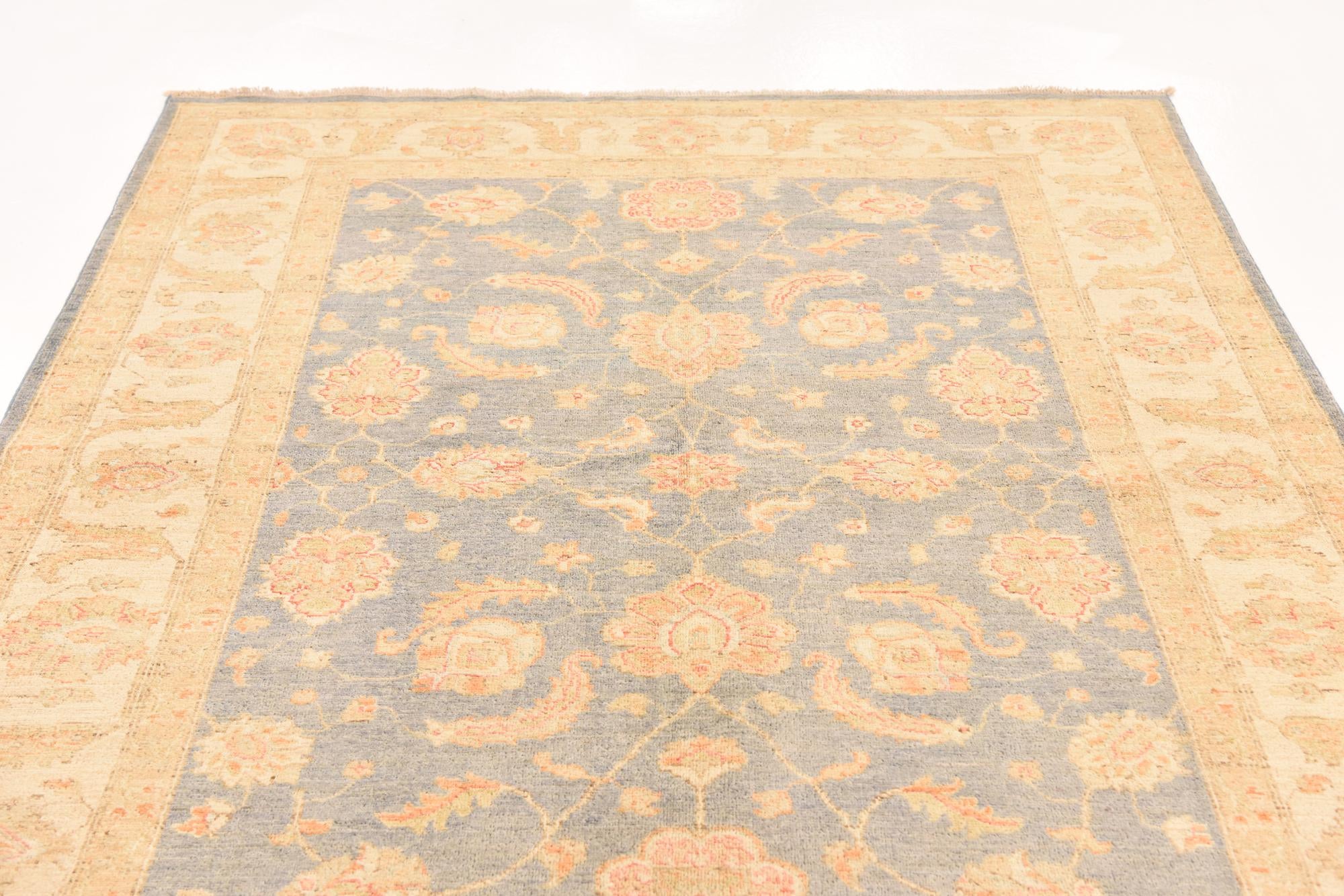 175cm x 235cm anudado a mano Peshawar Ziegler Alfombra