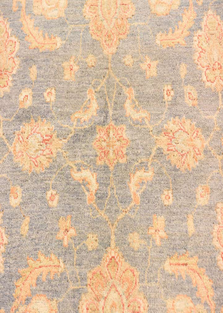 5' 9 x 7' 8 Hand Knotted Peshawar Ziegler Rug