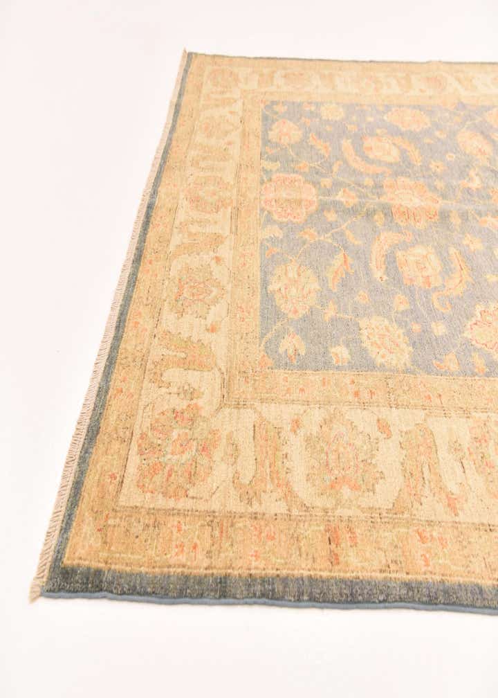 5' 9 x 7' 8 Hand Knotted Peshawar Ziegler Rug
