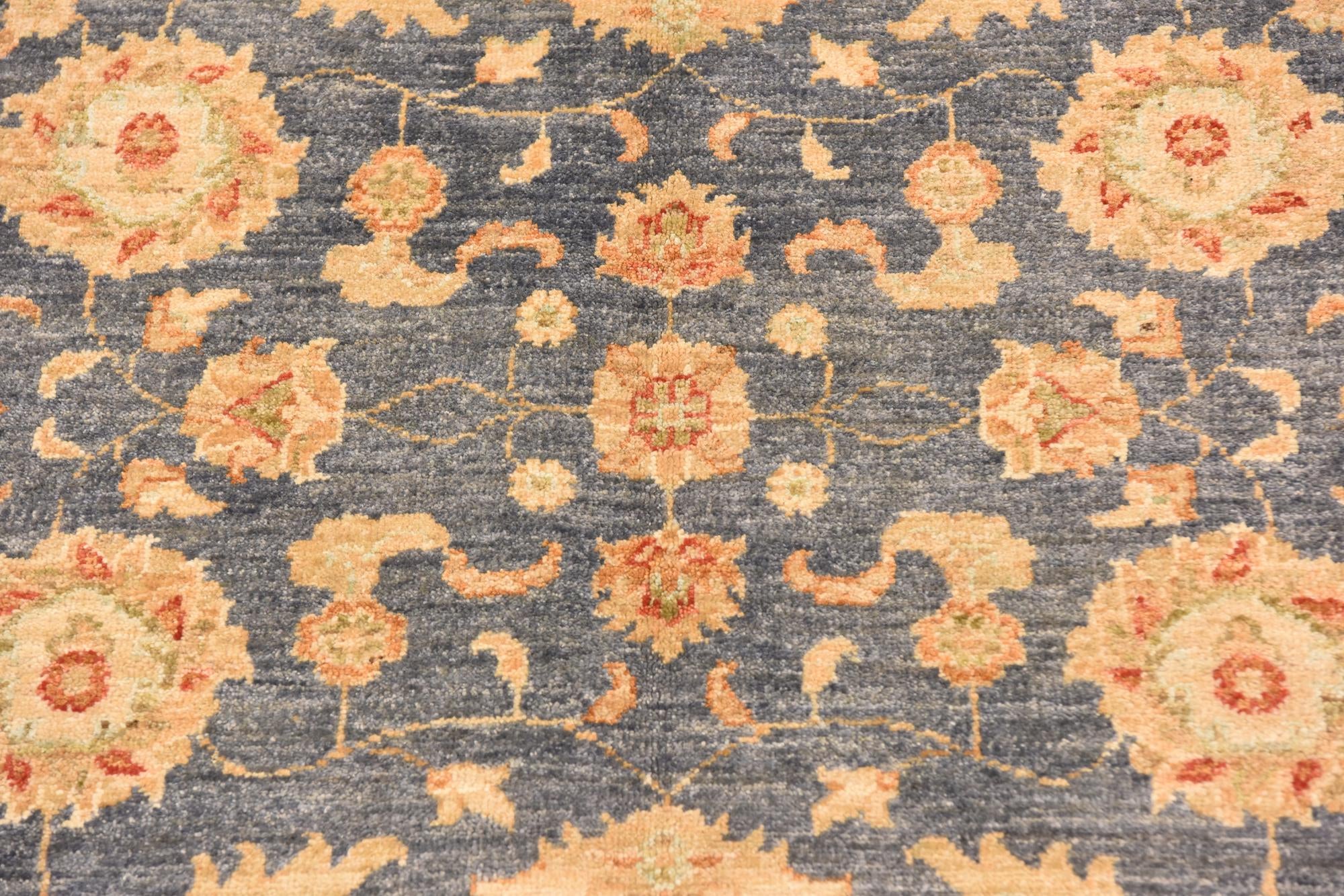 4' 2 x 6' Hand Knotted Peshawar Ziegler Rug