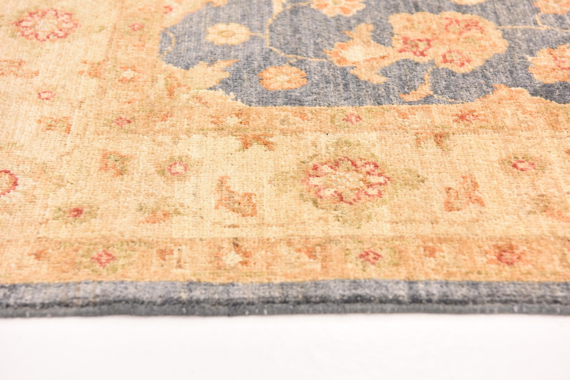 4' 2 x 6' Hand Knotted Peshawar Ziegler Rug