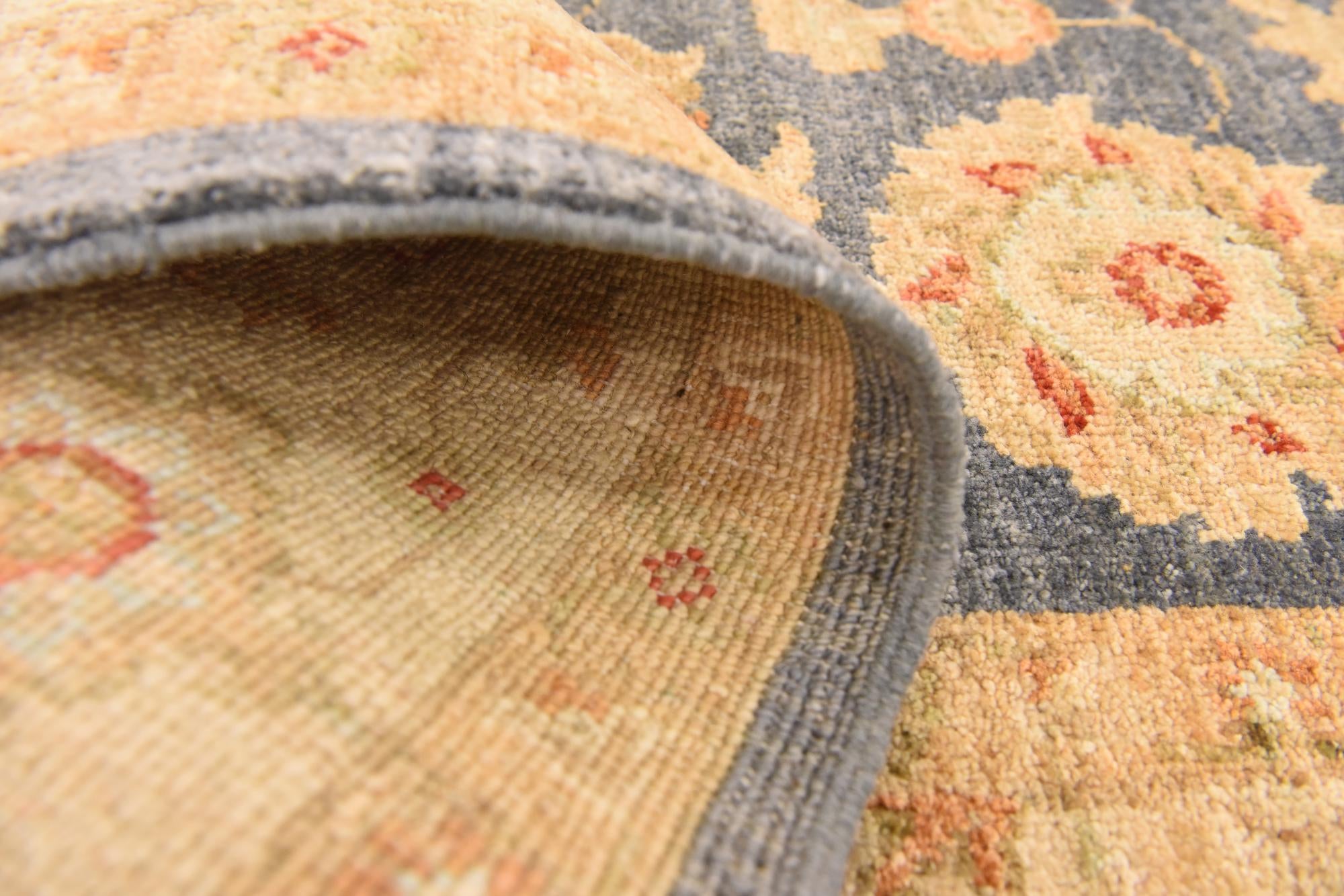 4' 2 x 6' Hand Knotted Peshawar Ziegler Rug