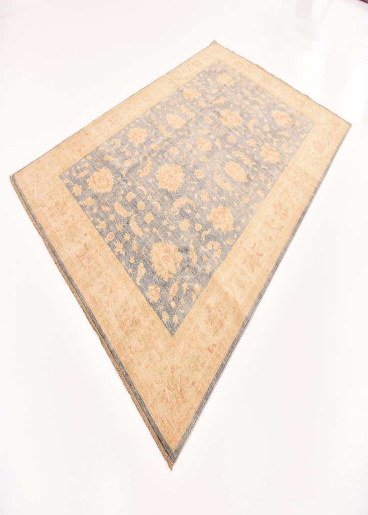 6' 9 x 9' 11 Hand Knotted Peshawar Ziegler Rug