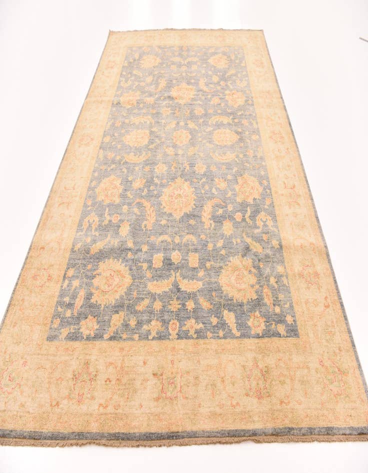 Detail image of 6' 9 x 9' 11 Hand Knotted Peshawar Ziegler Rug