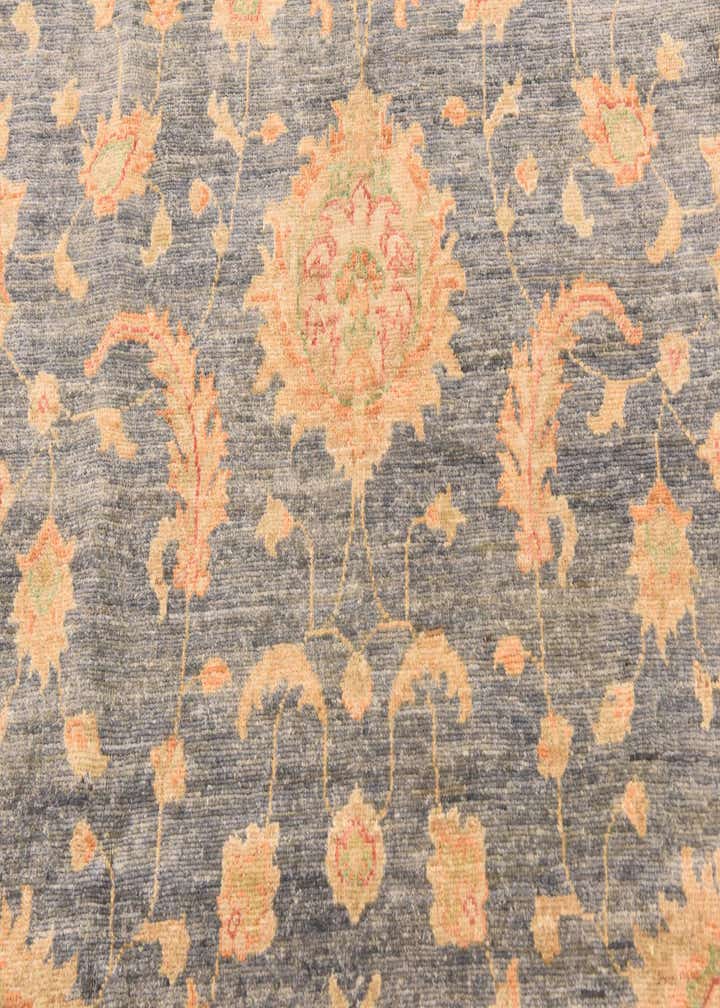 6' 9 x 9' 11 Hand Knotted Peshawar Ziegler Rug