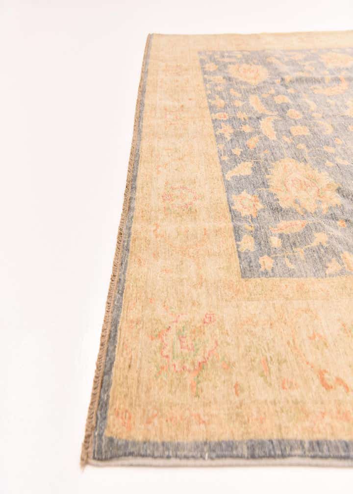 6' 9 x 9' 11 Hand Knotted Peshawar Ziegler Rug